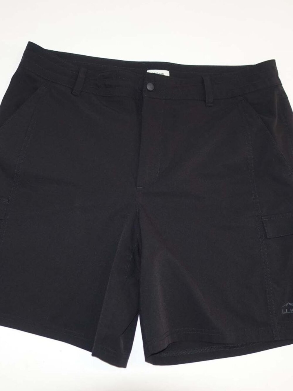 L.L. Bean Women's Multi Sport Trail Shorts Size 18 Black 8" Inseam UPF 50
